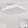 Bankura Ceiling Light LED white, 1-light source