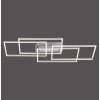 Leuchten-Direkt IVEN Ceiling Light LED matt nickel, 4-light sources, Remote control