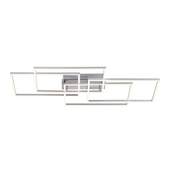 Leuchten-Direkt IVEN Ceiling Light LED matt nickel, 4-light sources, Remote control