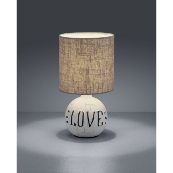 Reality ESNA Table Lamp white, 1-light source