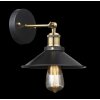 Globo wall light black, 1-light source