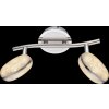 Globo LAILA ceiling light LED matt nickel, 2-light sources