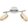 Globo LAILA ceiling light LED matt nickel, 2-light sources