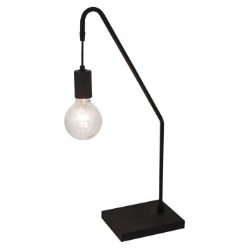 Table Lamp By Rydens Rod black, 1-light source