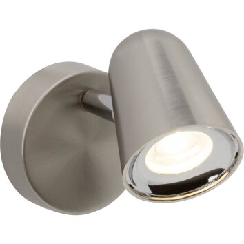 Brilliant NIFTY wall spotlight LED iron, 1-light source