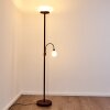 GISMARO Floor Lamp rust-coloured, 3-light sources