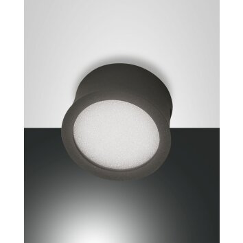 Fabas Luce PONZA Ceiling light LED anthracite, 1-light source