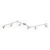 Wofi LESTER ceiling spotlight LED matt nickel, 6-light sources