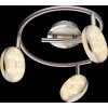 Globo LAILA ceiling light LED matt nickel, 3-light sources