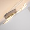 Trio CATOKI ceiling light LED chrome, 1-light source