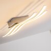 Trio CATOKI ceiling light LED chrome, 1-light source