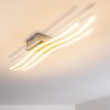 Trio CATOKI ceiling light LED chrome, 1-light source