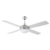 Faro Barcelona Icaria Ceiling Fan with Lighting aluminium, 2-light sources, Remote control