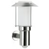 Albert 238 outdoor wall light stainless steel, 1-light source, Motion sensor