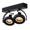 Ceiling Spotlight Lucide DORIAN LED black, 2-light sources