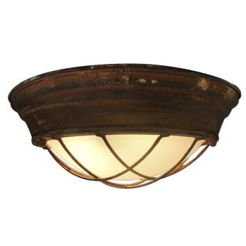 Brilliant Typhoon Ceiling Light rust-coloured, black, 2-light sources