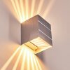 Erik wall light aluminium, 1-light source