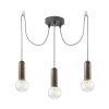 Leuchten Direkt TURN ME Pendant Light rust-coloured, 3-light sources