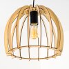 Wutt Pendant Light Light wood, black, 1-light source
