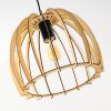 Wutt Pendant Light Light wood, black, 1-light source