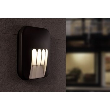 Lutec MASK outdoor wall light LED anthracite, 4-light sources