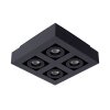 Ceiling Spotlight Lucide XIRAX LED black, 4-light sources