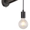Globo VISSO Wall Light black, 1-light source