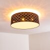 TIBURE Ceiling light matt nickel, 6-light sources