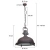 Steinhauer MEXLITE Pendant Light brown, 1-light source
