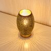 Table Lamp Saksborg black-gold, 1-light source