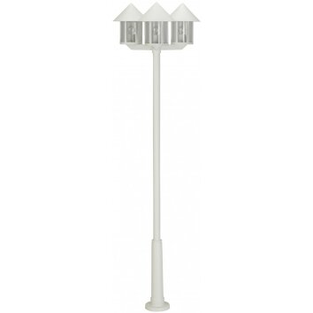 Albert 2042 lamppost light white, 3-light sources