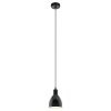 Eglo PRIDDY pendant light black, white, 1-light source