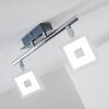 Baramita ceiling spotlight LED chrome, 2-light sources
