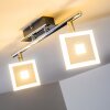 Baramita ceiling spotlight LED chrome, 2-light sources