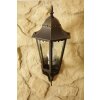 Massive Zagreb outdoor wall light brown, rust-coloured, 1-light source