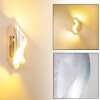 Ogarrio Wall Light LED silver, 2-light sources