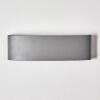 Abaiang Outdoor Wall Light LED silver, 10-light sources