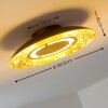 KINOSIS Ceiling Light LED gold, 1-light source