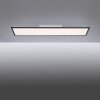 Leuchten-Direkt FLAT Ceiling Light LED black, 1-light source, Remote control