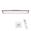 Leuchten-Direkt FLAT Ceiling Light LED black, 1-light source, Remote control