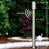 Tunes path light stainless steel, 1-light source, Motion sensor