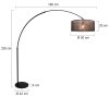 Steinhauer LILAC Floor Lamp black, 1-light source