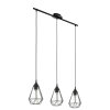 Eglo TARBES pendant light black, 3-light sources