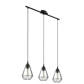 Eglo TARBES pendant light black, 3-light sources