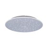 Ceiling Light Paul Neuhaus Q-NIGHTSKY LED aluminium, 1-light source, Remote control