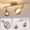 STRANDEROD Ceiling Light chrome, 2-light sources