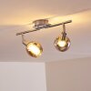 STRANDEROD Ceiling Light chrome, 2-light sources