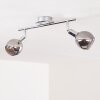 STRANDEROD Ceiling Light chrome, 2-light sources