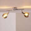 STRANDEROD Ceiling Light chrome, 2-light sources