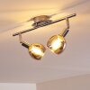 STRANDEROD Ceiling Light chrome, 2-light sources